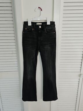 NWOT - Girl's Black Stretch Bootcut Jeans